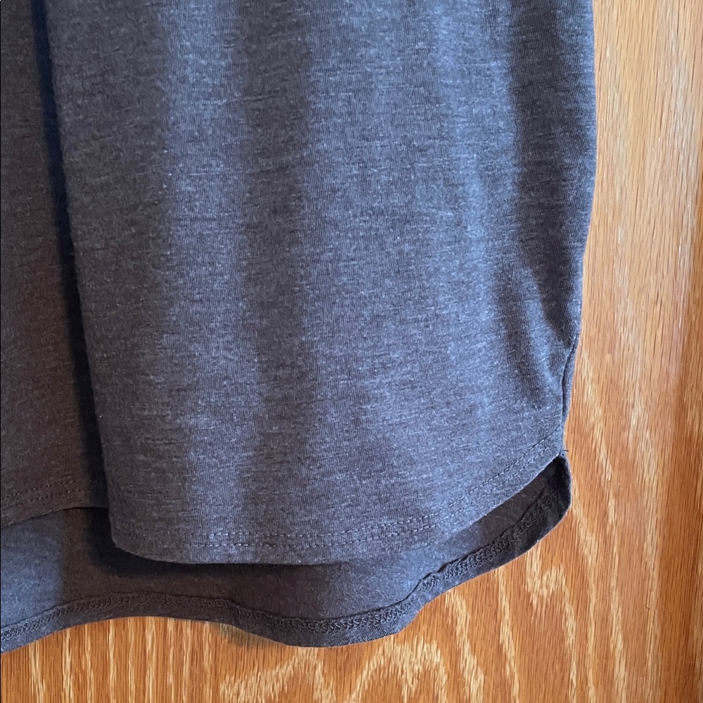 Prana Women's Gray V-Neck Top - size L - Picture 4 of 6